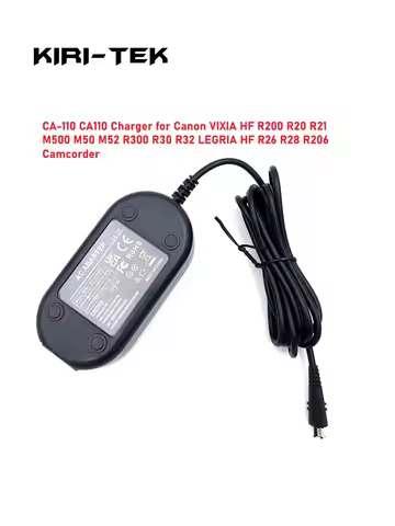 CA-110 AC Power Adapter CA110 Charger for Canon VIXIA HF R200 R20 R21 M500 M50 M52 R300 R30 R32 LEGR