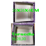 28x28x4 Calvanized Box Pan - Square Pan 28x28