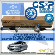 GSP Toyota Corolla Altis ZZE142 ZRE142 ZRE143 (2008-2013) Power Steering Gear Rack Assy Set ( SR700311 / 45510-12460/02200 )