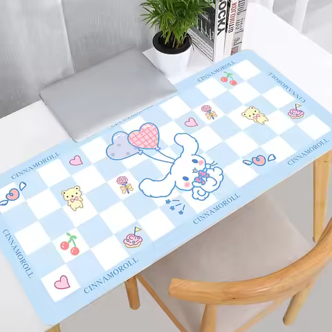 Mouse Pad Kawaii E-sports Players Gamers Cinnamoroll Gamer Desk Mat Mousepad Laptop Gaming Accessori