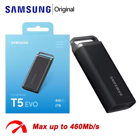 Samsung Portable SSD T5 EVO 4TB 2TB USB 3.2 Gen 2 Reader Portable 8T PSSD External Disk Hard Drive F