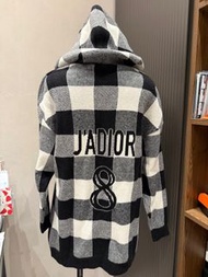 Christian Dior J'ADIOR Cashmere 格紋連帽外套