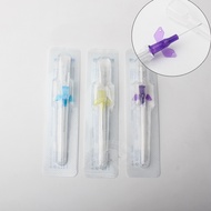 1-50pcs Butterfly Type Intravenous Injection Catheter with Wings 22G 24G 26G Veterinary Small Winged