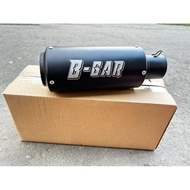 ORIGINAL EXHAUST B-GAR Black Matte Inlet 50 Motor Vixion Fu Cbr Mx King R25 R15 Sc Project Project C