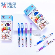 Hộp 12 Cây Bút Gel Xóa Được Gstar GIZA Ngòi Kim Nét Nhỏ 0.38mm có đệm tay cầm