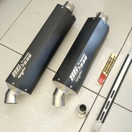 Racingknalpot Original 86 racing exhaust Volume 66 black matte inlet 50 mm 51 mm/ bass sound [incer 