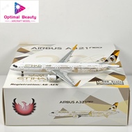Phoenix 11924 1: 400 Attihad Airlines A321neo A6-AEN Alloy Model