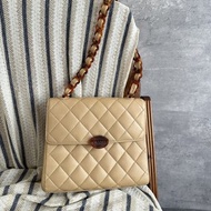 Chanel 香奈兒 奶茶色玳瑁 So Kelly 包