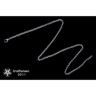 Ring King Necklace 316L Titanium Steel Magic Ring Ring with Chain 4MM Pearl Chain Pendant Chain