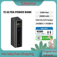 Gleamo 【3C Flagship Version 】CUKTECH 15 Ultra Power Bank 20000mAh 140W | 3-Port USB-C Fast Charging 