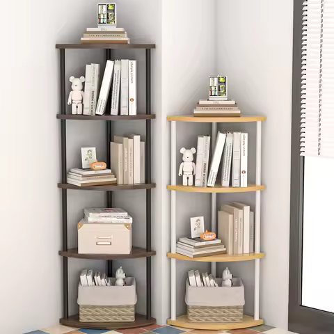 Storage Rack Wall Corner Shelf Practical Storage Rack Living Room/Kitchen/Bedroom Bookshelf Shelf Pl
