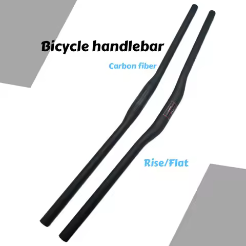 MTB Carbon Handlebar 31.8*600-780mm Swallow-shaped 3k Mountain Bike Bicycle Handlebar for Sports Ent