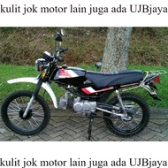Kulit Jok Motor  Win 100 Standar / Bahan Ori Sarung Jok Motor  Win 100 A13
