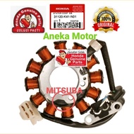 Spull Spul Stator Honda New Supra X 125 Fi Blade 125 Fi KHUSUS MAGNIT MITSUBA Original Honda Genuine