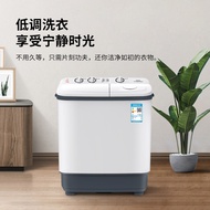 ST-⛵Duck Brand9kg Double Barrel Double Cylinder Large Capacity Wave Wheel Household Dormitory Washin