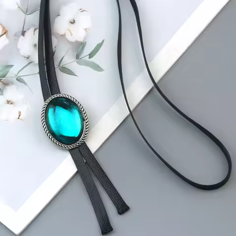 Bungo Stray Dogs Osamu Dazai Necklace Bolo Bola Tie Cosplay Costume Prop Accessory Pendant Jewelry H