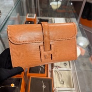 Hermes Jige clutch mini 20cm 5V Rosy Lizard 蜥蜴皮