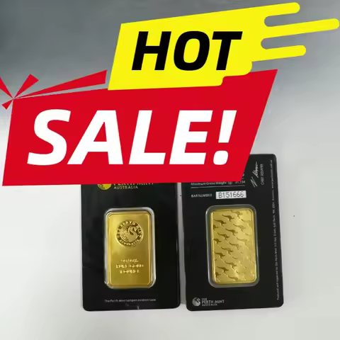 Swan 1oz/2.5g/5g/10g/20g/50g/100g Sealed packing Copper Bar 24k Gold Plated Bullion Non-magnetic Uni