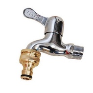 1/2 3/4inch Brass Thread Garden Faucet Hose Water Pipe Connector Fitting Adaptor