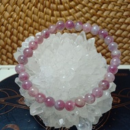 Code 416.WR 田 Bracelet Pink Sakura Tourmalinenatural ±18 cm ±6.03 mm