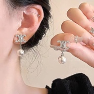 Korean Letter Pearl Vermiculite Earlier 2023 New Earrings