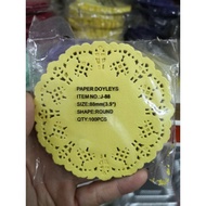 Paper doyley's yellow 3.5"(100pcs)