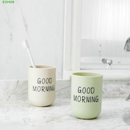ECHOX Good Morning Cup for Beverages Portable Nordic Style Toothbrush Holder Storage Organizer Cup D