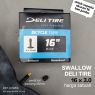 Swallow Deli tire 16 x 3.0 bicycle inner tube 16x3.0 bicycle tire 16 jumbo tire