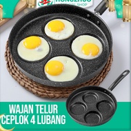 Cuci Gudang Hmws 4-hole Pancake Egg Frying Pan Non Stick Non-Stick Egg Teflon Frying Pan