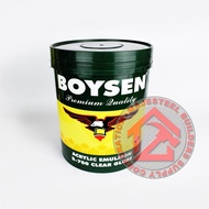 ◺ ◪ ✑ BOYSEN® Clear Gloss Acrylic Emulsion #700 Improves Performance of Latex Paint 4LITERS  (Majes