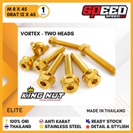 Bolt M 8 x 45 Thread 12 x 45 Vortex Elite 2 Bolt Keys Probolt Thailand Stainless King Nut