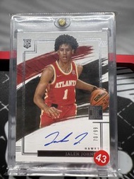2021-22 Panini Impeccable Basketball Jalen Johnson Auto RC On Card Auto 70/99