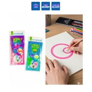 H&H Ruler Design - Interesting Puzzle Spirograph Children Drawing Plastic Design Ruler 6060