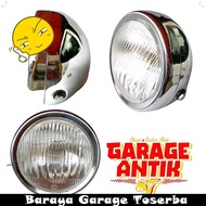 Headlamp Reflektor Lampu depan Assy Yb100 L2 L2g L2s Cb200 Motor jadul custom