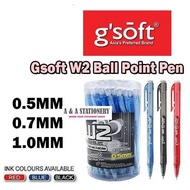 Gsoft W2 Ball Pen 0.5mm / 0.7mm