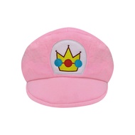 Super Mario Princess Beach Plush Hat Pink Hat Peach Princess cos Warm Party Show Hat