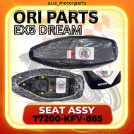 EX5 Dream Seat Cover / Sarung Kusyen Seat Complete Press Gam Span Kuning 77200-KFV-885 Ready Stock