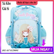 Ba Lô Chống Gù Cao cấp - Cặp đi học nữ balo chống gù cho bé tiểu học từ lớp 1- lớp 4 balo đi học cho