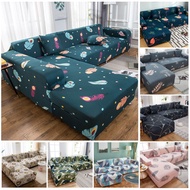 L shape sofa cover stretchable sofa cover set elastic universal  sofa cover 1/2/3/4 Seater sofa cove