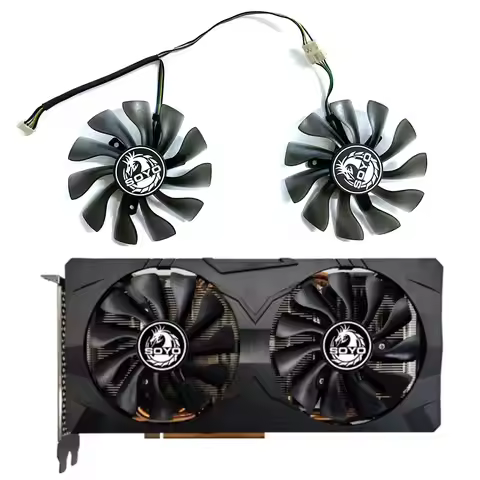 New 85MM 4PIN RX 5700XT GPU Fan for OYO Radeon RX 5700XT 8GB graphics card fan replacement