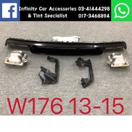 Mercedes Benz W176 A180 A250 (A45 look) Rear Diffuser with Exhaust