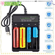 SHOUOUI 18650 Battery Charger Universal USB 16340 10440 Smart Charging