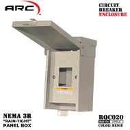 ARC NEMA 3R RAIN-TIGHT PANEL BOX Circuit Breaker Enclosure for TQD (Breaker NOT included)