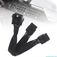 jenniferag.my Mainboard CPU 8pin Extension Cable 1 to 2 Adapter Splitter Cable 8P To 4+4P