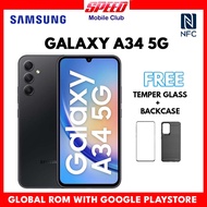 Samsung Galaxy A34 5G | 8GB+128GB | 8GB+256GB | NFC | Brand New | Global ROM | Local Set | 1 Year Warranty | FREE TEMPER GLASS+BACK CASE OR DISCOUNT PRICE