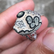 【Lost and find】天然原石 綠眼睛 戈壁瑪瑙 瑪瑙原石 指環