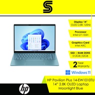 HP Pavilion Plus 14-EW1010TU Laptop Blue - 14" OLED 2.8K/120Hz/U7-155H/Intel ARC/32GB DDR5x/512GB SS