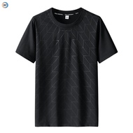 XUYUE Black Quick Dry ICE Silk Fashion T Shirt Men'S 2024 Short Sleeves Summer Casual OverSize T-Shirt 5XL Top Tees GYM Tshirt Clothes