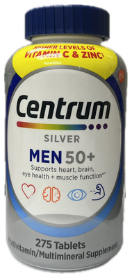 善存 - 275粒 銀善存綜合維他命 (適合50歲以上男士) 平行進口