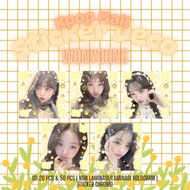 KPOP MAIL STICKER DECO HOLOGRAM LAMINATION FREEBIES PACKING SELECTOR